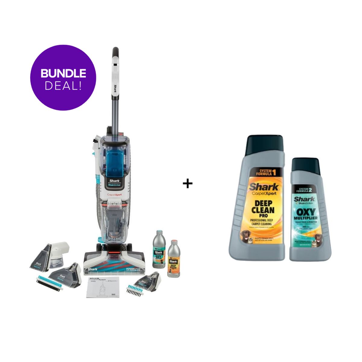 Shark CarpetXpert & Formula Bundle 946/1.42L