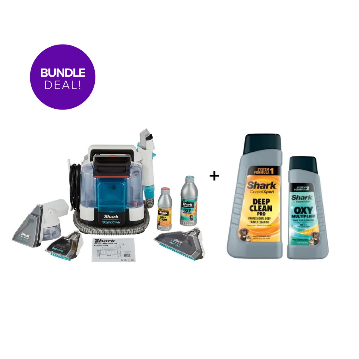 Shark StainStriker Pet Cleaner & Formula Bundle 946/1.42L