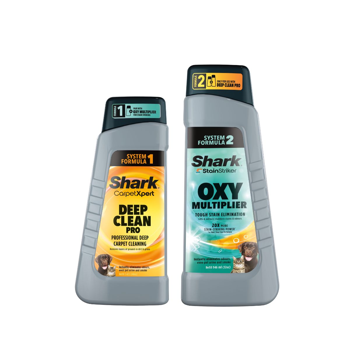 Shark StainStriker & CarpetXpert Formula Bundle 946ml/473ml XSKBSBST200ME