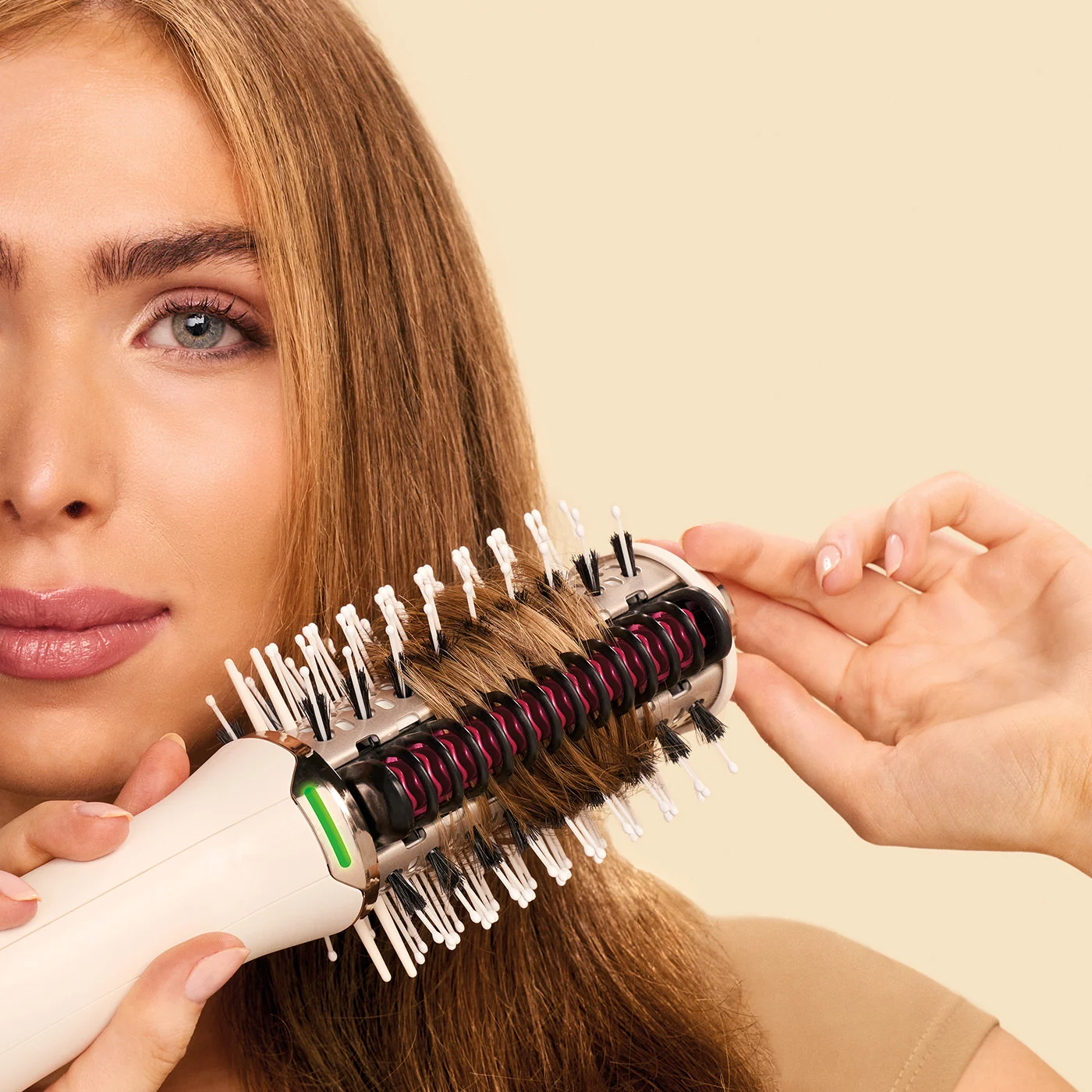 وضع الشعر المبلل: تجفيف ومنح كثافة