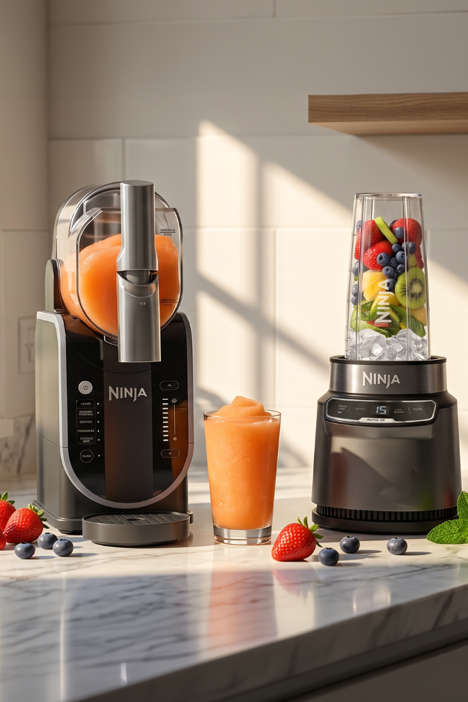 Ninja SLUSHi Frozen Drink Maker & Blender with Auto IQ Bundle