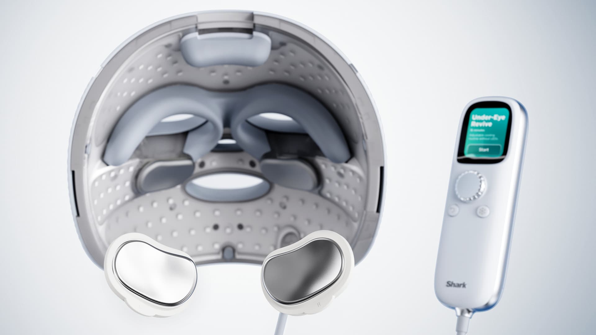 how to use shark led face mask