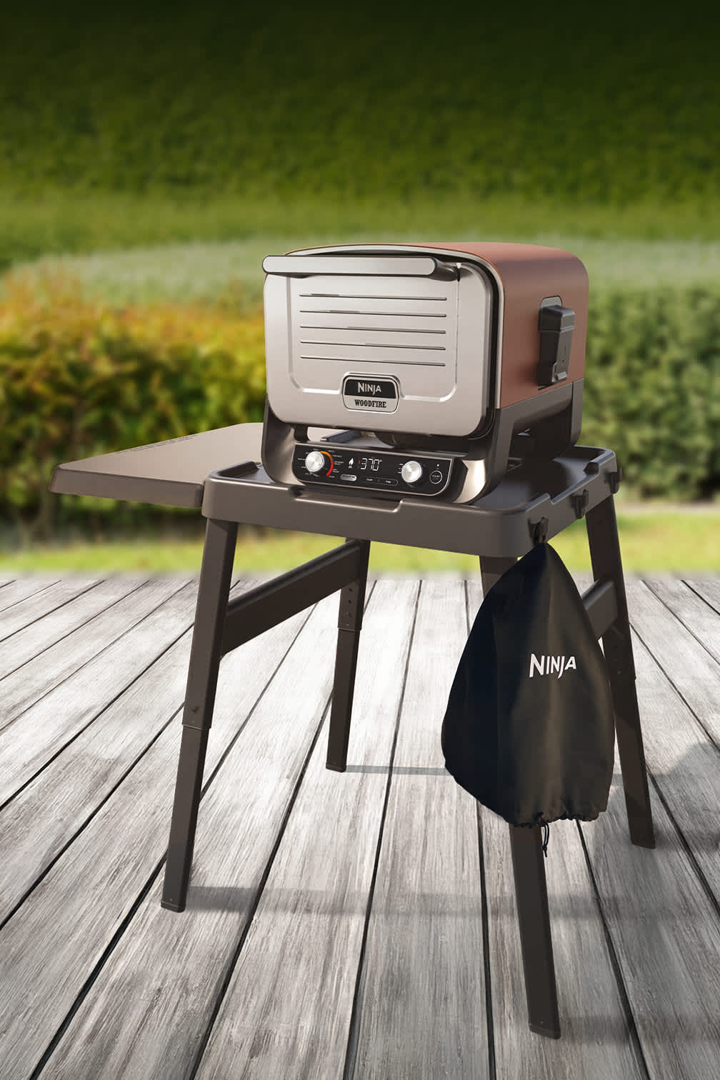 Ninja Woodfire Outdoor Oven with Stand & Pizza Peel